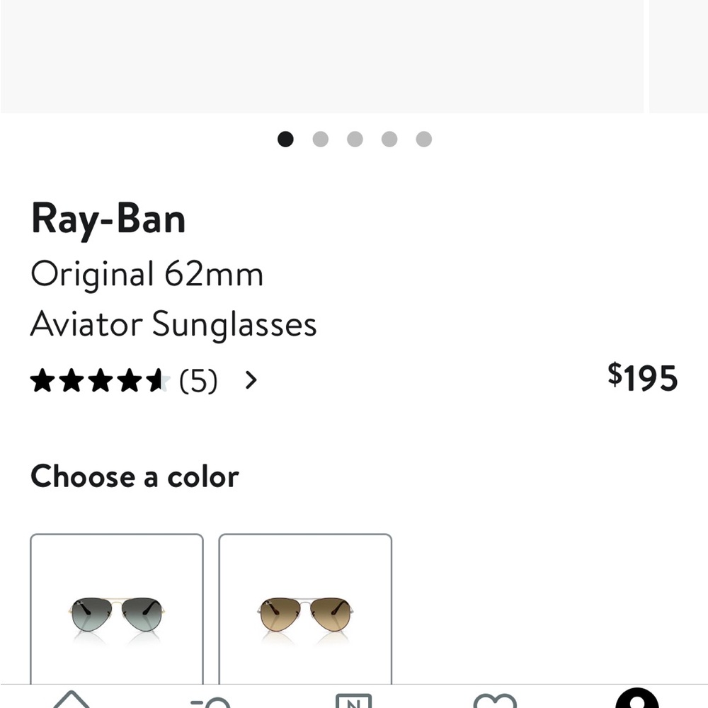 Authentic Ray-Ban Aviator Sunglasses - Picture 9 of 11
